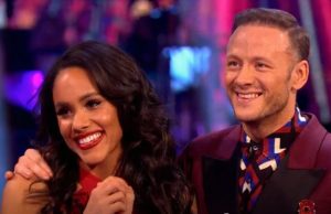 Alex Scott and Kevin Clifton