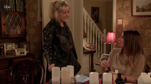 Beth confronted Carla about her plan without knowing why she was taking over the business Coronation Street