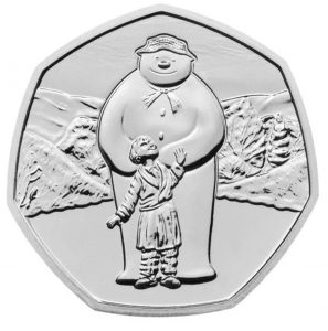 The Snowman 50p coin