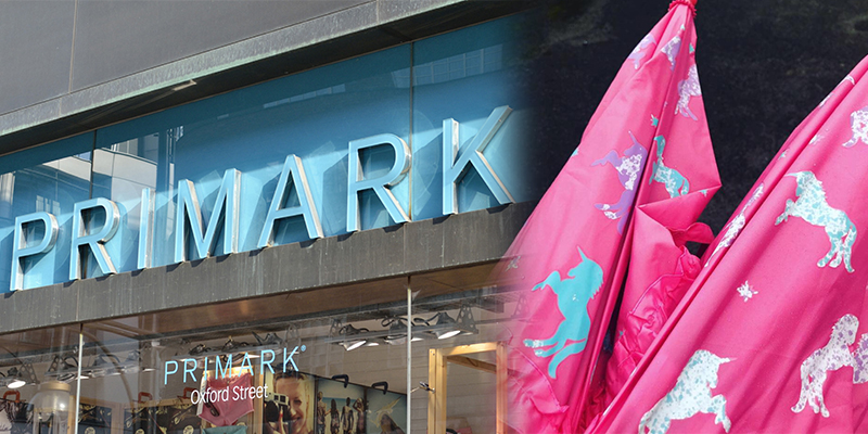 Primark umbrellas change colour
