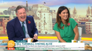 Piers Morgan and Susanna Reid on GMB