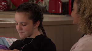 Amy has been texting Tyler Coronation Street