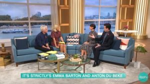 Emma Barton and Anton du Beke on This Morning
