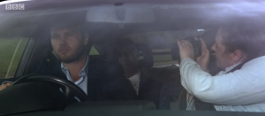 Keanu began the drive from Walford to Scotland (Credit: BBC iPlayer)