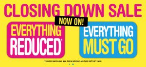 Mothercare closing down sale