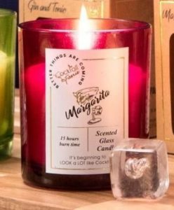 Margarita cocktail candle