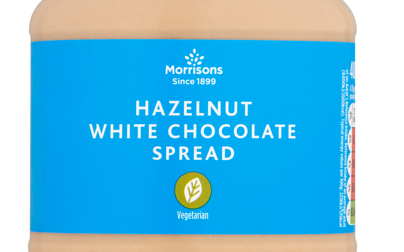Morrisons is selling white chocolate hazelnut spread Entertainment Daily