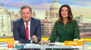 Piers Morgan and Susanna Reid