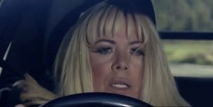 Sharon watches Mel Owen's car crash