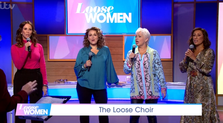 Loose Women panel perform song
