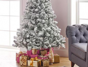 Christmas snow tree asda