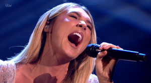 There's no doubt the girl can sing (Credit: ITV)