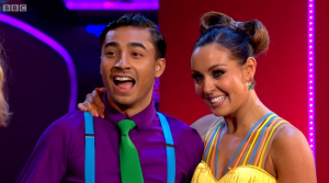 Karim and amy on Strictly