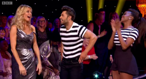 Tess Daly Kelvin Fletcher Oti Mabuse Strictly