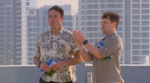 What's happened to Dec's arm? (Credit: ITV)