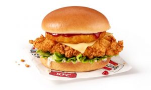 KFC Christmas burger