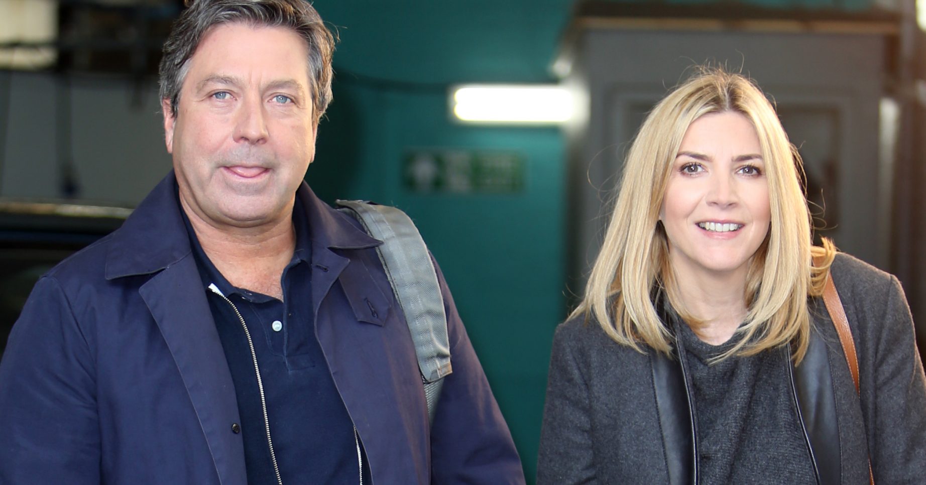 Lisa Faulkner and John Torode