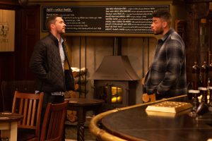 Will Pete betray Moira? (Credit: ITV)