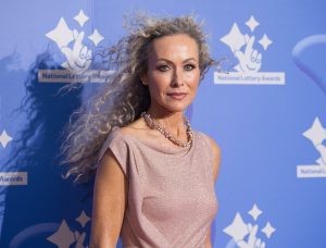 Amanda at the National Lottery Awards at BBC Studios (Credit: BBC)