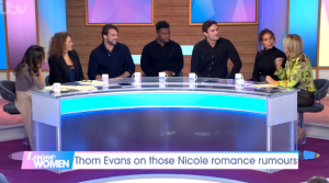 Loose Women stars with Ben Foden, Levi and Thom Evans