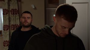 Aaron lost the plot and smashed up Luke's house (Credit: ITV)