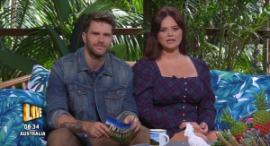 Joel Dommet and Emily Atack on Extra Camp