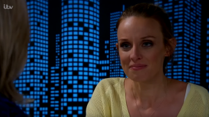 Andrea's pregnancy hasn't been mentioned on screen Emmerdale