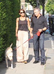 Gary Lineker, Danielle and their dog
