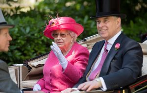 The Queen and Prince Andrew