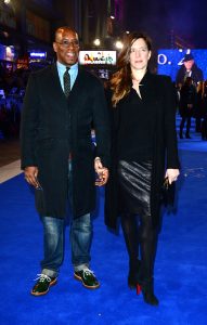 Ian Wright and Nancy Hallam