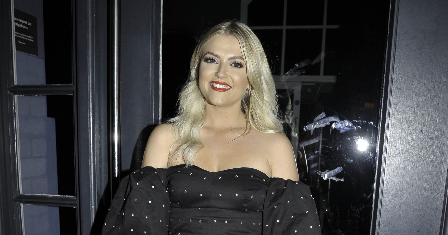 Celebs arrive at Kym Marsh leaving party in Manchester. Pictured: Lucy Fallon Ref: SPL5125875 011119 NON-EXCLUSIVE Picture by: SplashNews.com Splash News and Pictures Los Angeles: 310-821-2666 New York: 212-619-2666 London: +44 (0)20 7644 7656 Berlin: +49 175 3764 166 photodesk@splashnews.com World Rights