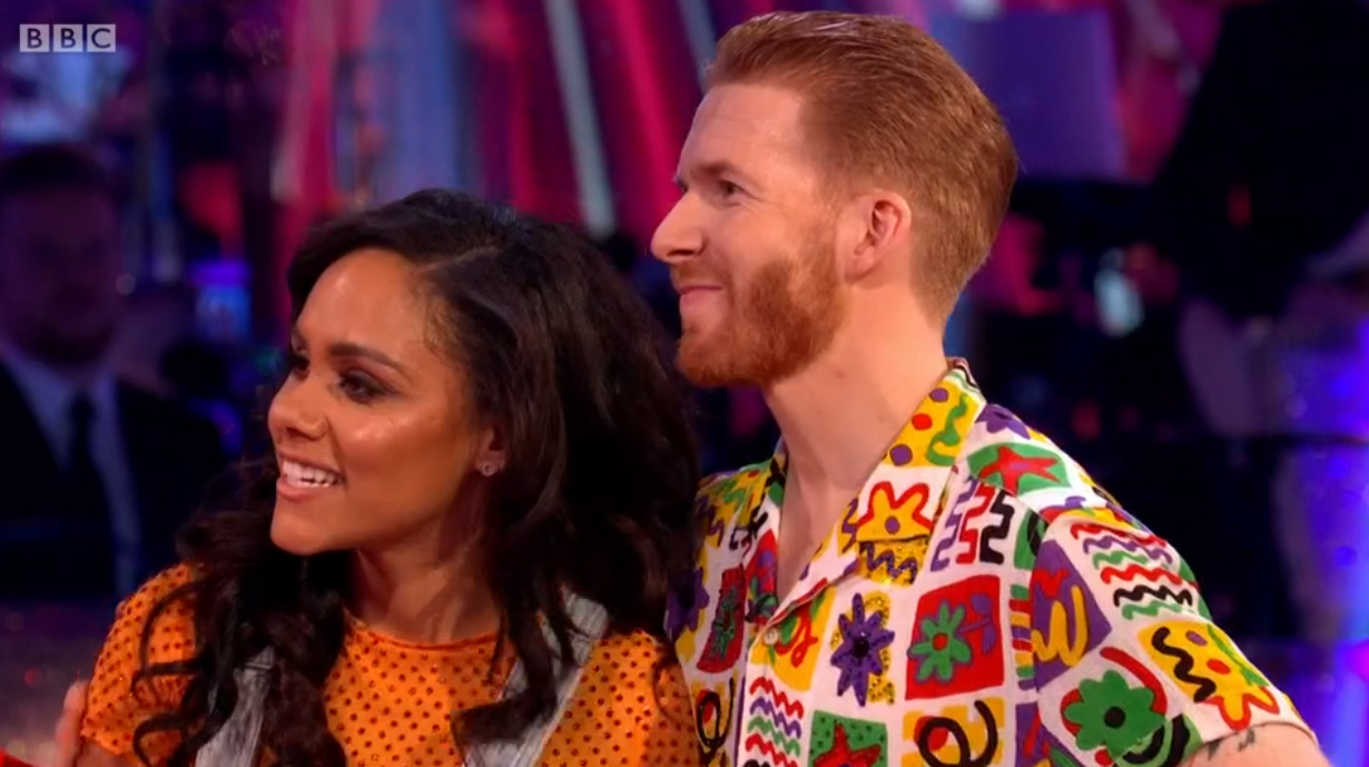Alex Scott and Neil Jones on Strictly