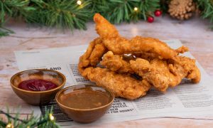 Christmas dinner pizza 