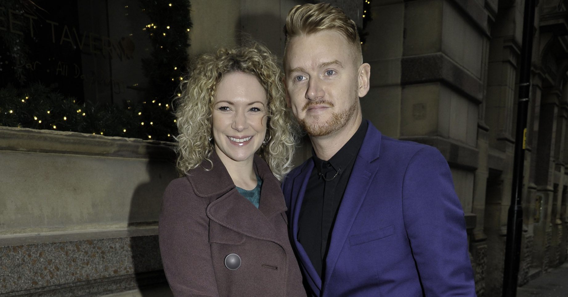 Coronation Street cast pictured arriving at Tina O'Brien wedding in Manchester City Centre. Pictured: Mikey North Ref: SPL5052162 311218 NON-EXCLUSIVE Picture by: Aaron Parfitt / SplashNews.com Splash News and Pictures Los Angeles: 310-821-2666 New York: 212-619-2666 London: +44 (0)20 7644 7656 Berlin: +49 175 3764 166 photodesk@splashnews.com World Rights