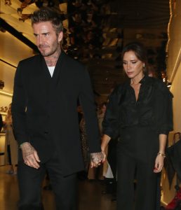 David Beckham and Victoria Beckham