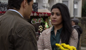 Iqra was suspicious Adam was cheating again EastEnders