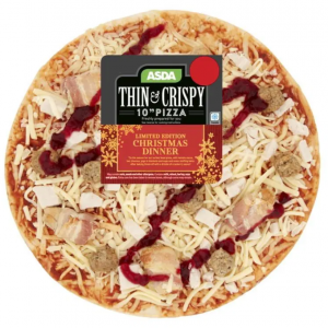 Christmas dinner pizza