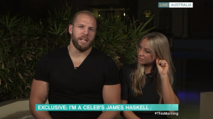 James Haskell and Chloe Madeley on This Morning