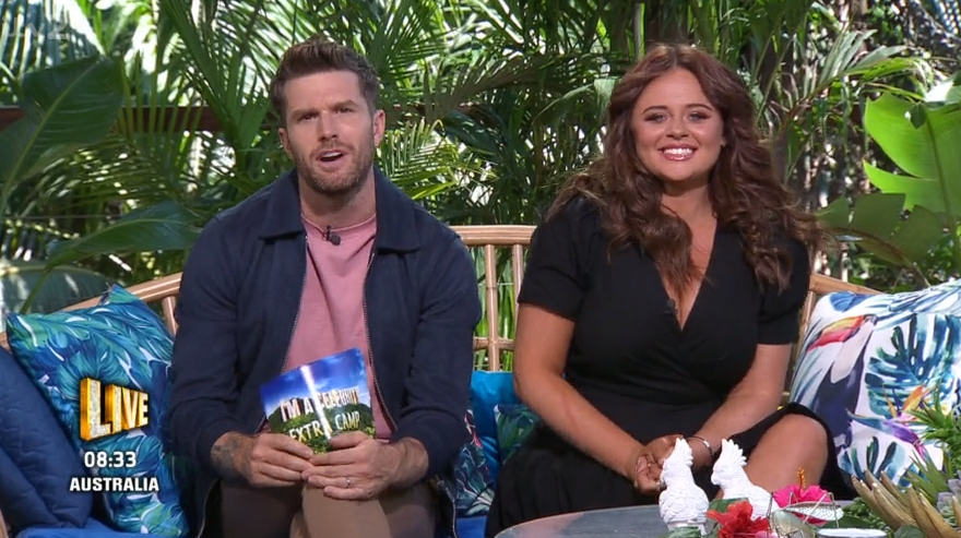 Joel Dommett and Emily Atack on I'm A Celebrity