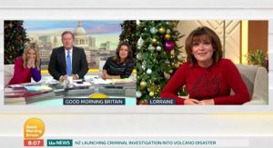 Piers Morgan and Lorraine Kelly