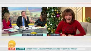 Piers Morgan and Lorraine Kelly