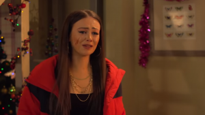 Juliet is distraught in 2020 (Credit: Lime Pictures)