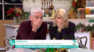 phillip Schofield and Holly Willoughby on This Morning