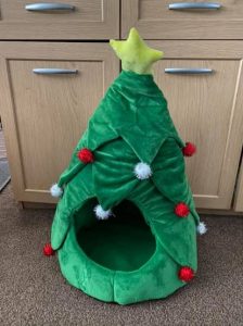Christmas tree pet bed - Home Bargains