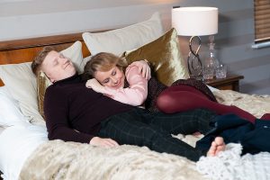 Ches and Gemma's little nap got them in trouble (Credit: ITV)