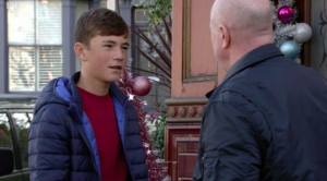 It was Denny who unwittingly dropped the bombshell (Credit: BBc)