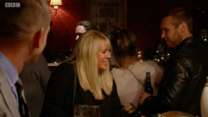 Sharon's lies have caught up with her (Credit: BBC)