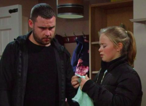 Aaron Liv bloody nose Emmerdale 