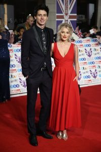 Lucy and her beau Tom arrive at The Pride of Britain Awards 2019 (Credit: Lia Toby/WENN.com)