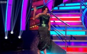 Shirley's dress didn't hit all the right notes (Credit: BBC)